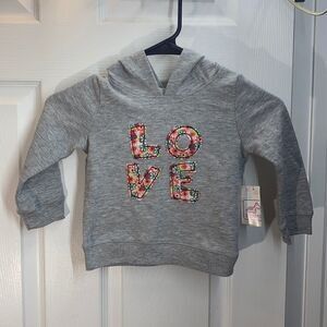 (🍒6 for $20) 24 mos hoodie girls NWT
